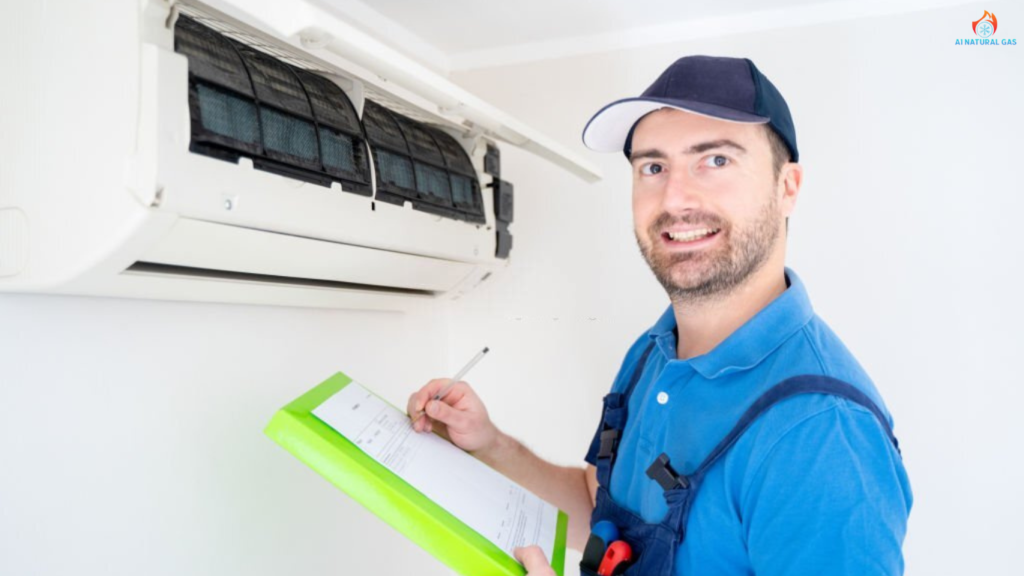 a man checking Indoor Air Quality